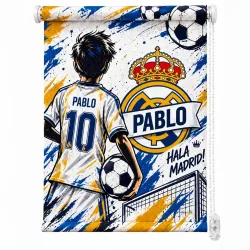 Estor de Fútbol Madrid Personalizado a Medida | Estores Iroa