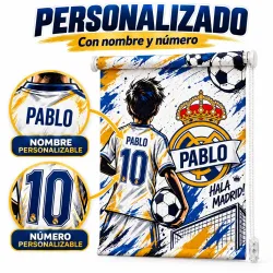 Estor de Fútbol Madrid Personalizado a Medida | Estores Iroa