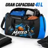 Pack Ahorro Bolsa Deportiva + Neceser Basket 004 Personalizados con Nombre