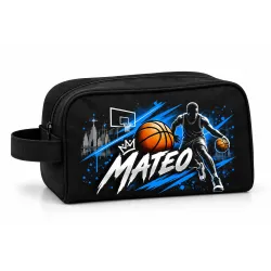 Pack Ahorro Bolsa Deportiva + Neceser Basket 004 Personalizados con Nombre