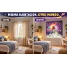 Estor Infantil Espacio con Cohete a Medida | Estores Iroa