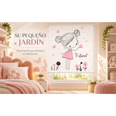 Estor Enrollable Infantil Mariposas a Medida | Estores Iroa