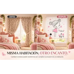 Estor Enrollable Infantil Mariposas a Medida | Estores Iroa