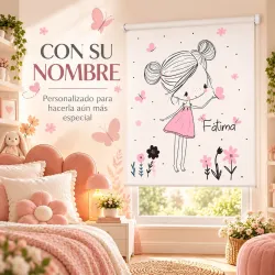 Estor Enrollable Infantil Mariposas a Medida | Estores Iroa