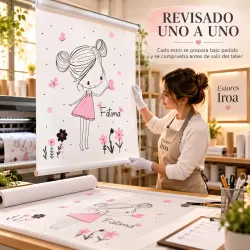 Estor Enrollable Infantil Mariposas a Medida | Estores Iroa