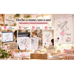 Estor Enrollable Infantil Mariposas a Medida | Estores Iroa