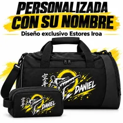 Pack Karate Spirit 01-26 Personalizado con Nombre | Bolsa + Neceser