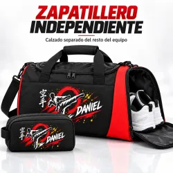 Pack Karate Spirit 01-26 Personalizado con Nombre | Bolsa + Neceser
