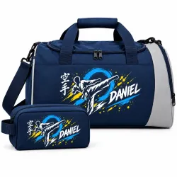 Pack Karate Spirit 01-26 Personalizado con Nombre | Bolsa + Neceser