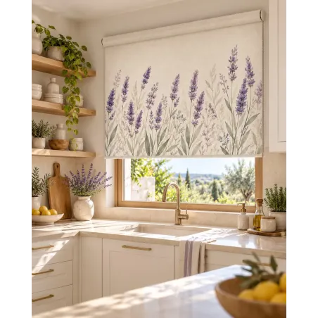 Estor para Cocina Lavanda a Medida– Translúcido, Opaco o Screen | Estores Iroa
