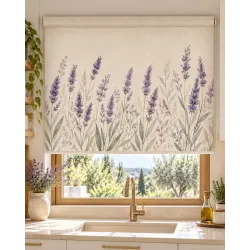 Estor para Cocina Lavanda a Medida– Translúcido, Opaco o Screen | Estores Iroa