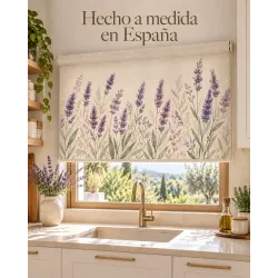 Estor para Cocina Lavanda a Medida– Translúcido, Opaco o Screen | Estores Iroa
