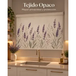 Estor para Cocina Lavanda a Medida– Translúcido, Opaco o Screen | Estores Iroa