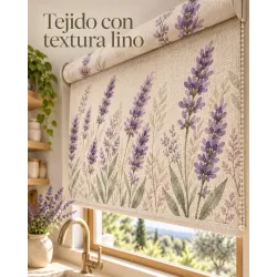 Estor para Cocina Lavanda a Medida– Translúcido, Opaco o Screen | Estores Iroa