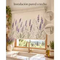 Estor para Cocina Lavanda a Medida– Translúcido, Opaco o Screen | Estores Iroa