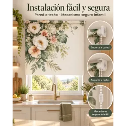 Estor Floral para Cocina a Medida | Floral Botánico 07-26