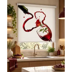 Estor Cocina Vino a Medida | Vino & Rosa 01-26 | Estores Iroa