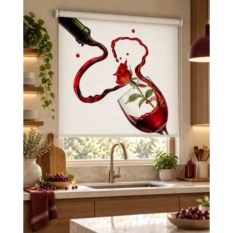 Estor Cocina Vino a Medida | Vino & Rosa 01-26 | Estores Iroa