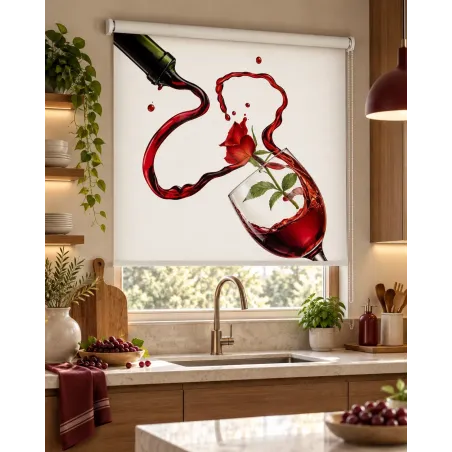 Estor Cocina Vino a Medida | Vino & Rosa 01-26 | Estores Iroa