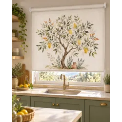 Estor Cocina Limones a Medida | Árbol Mediterráneo 04-26 | Estores Iroa