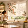 Estor Cocina Café Botánico a Medida | Estores Iroa