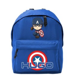 Mochila escolar infantil personalizada Capitan America 001