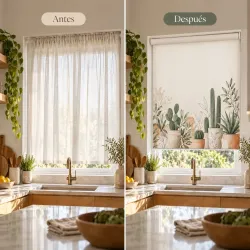 Estor Cactus para Cocina a Medida | Cactus 105 | Estores Iroa