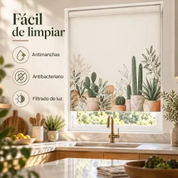 Estor Cactus para Cocina a Medida | Cactus 105 | Estores Iroa