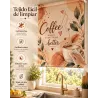 Estor Cocina Café Estampado a Medida | Estores Iroa