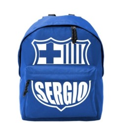 Mochila escolar futbol personalizada Barcelona