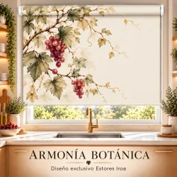 Estor Enrollable Cocina Parra Mediterránea a Medida | Estores Iroa