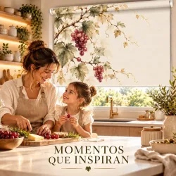 Estor Enrollable Cocina Parra Mediterránea a Medida | Estores Iroa