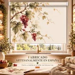 Estor Enrollable Cocina Parra Mediterránea a Medida | Estores Iroa