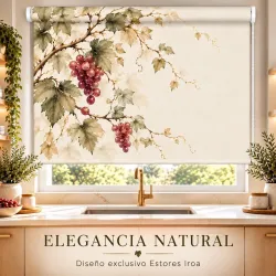 Estor Enrollable Cocina Parra Mediterránea a Medida | Estores Iroa