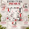 Estor Cocina Tazas de Café Rojo a Medida | Estores Iroa