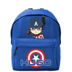 Mochila escolar infantil personalizada Capitan America 002