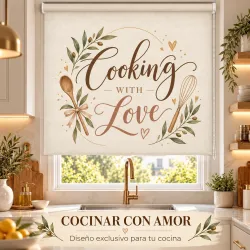Estor Cocina con Frase a Medida | Cooking With Luxury 2627