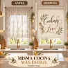 Estor Cocina con Frase a Medida | Cooking With Luxury 2627
