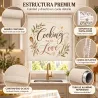 Estor Cocina con Frase a Medida | Cooking With Luxury 2627