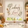 Estor Cocina con Frase a Medida | Cooking With Luxury 2627