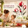 Estor Cocina Tulipanes Rojos a Medida | Estores Iroa
