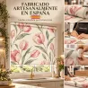 Estor Cocina Tulipanes Rosas a Medida | Estores Iroa