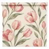 Estor Cocina Tulipanes Rosas a Medida | Estores Iroa