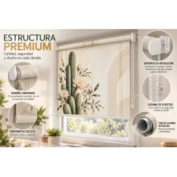 Estor Cocina Cactus a Medida | Luxury 05-26 – Estores Iroa