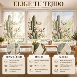 Estor Cocina Cactus a Medida | Luxury 05-26 – Estores Iroa