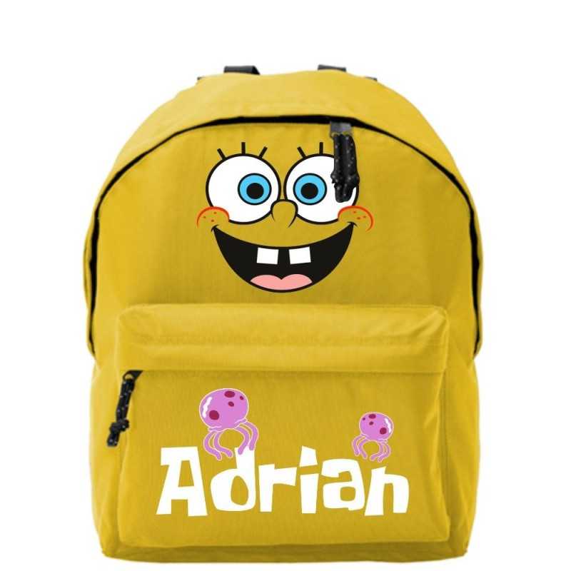 Mochila infantil Niño personalizada Bob Esponja Mochila infantil Niño personalizada Bob Esponja