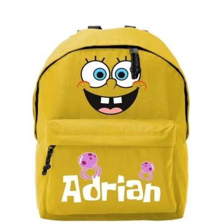Mochila infantil Niño personalizada Bob Esponja