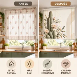Estor Cocina Cactus a Medida | Luxury 05-26 – Estores Iroa