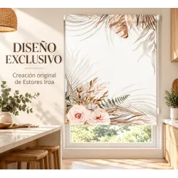 Estor Enrollable Floral a Medida | Floral 110 – Estores Iroa
