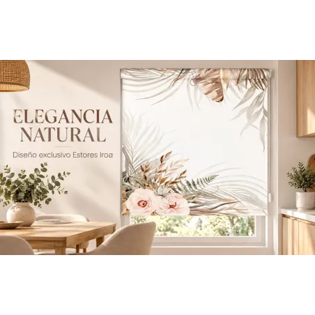 Estor Enrollable Floral a Medida | Floral 110 – Estores Iroa